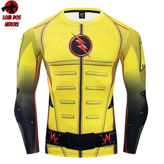 Camisa/Camiseta Hash Guard Reverso Desenho Manga Compressão Segunda Pele