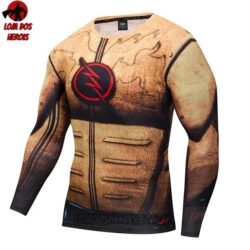 Camisa/Camiseta Hash Guard Reverso Manga Compressão Segunda Pele