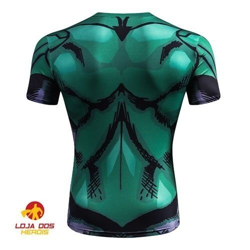 Camisa / Camiseta Hash Guard Compressão Lanterna Verde Desenho - Imagem 2