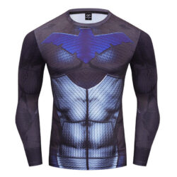 Camisa / Camiseta Asa Noturna Série Titãs Manga Longa