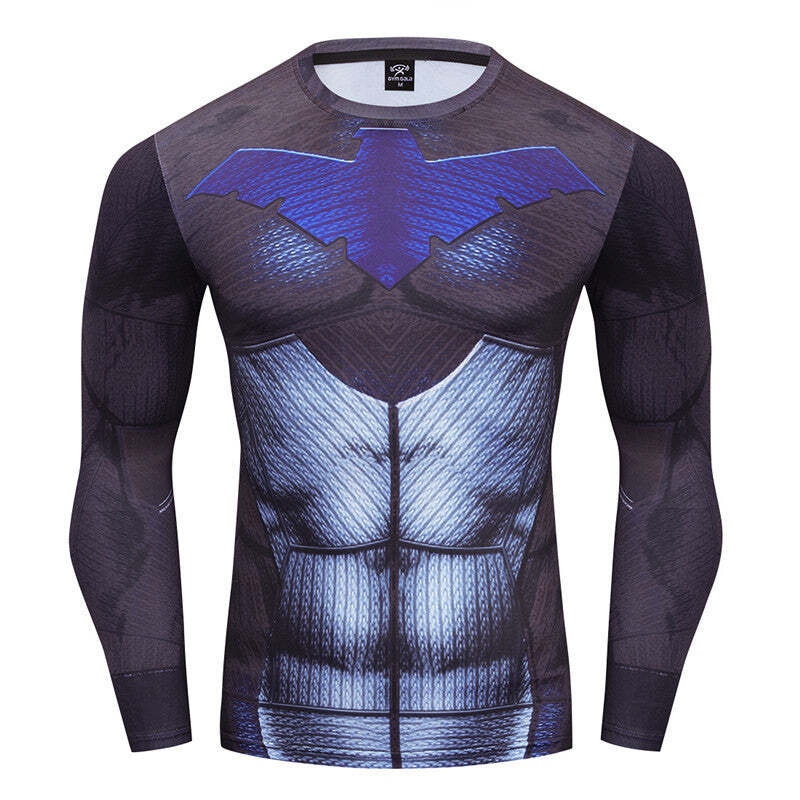 Camisa / Camiseta Asa Noturna Série Titãs Manga Longa