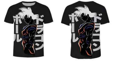 Camisa Camiseta Impressão 3D Goku Clássico Dragon Ball Z Estilo Clássico - Image 2