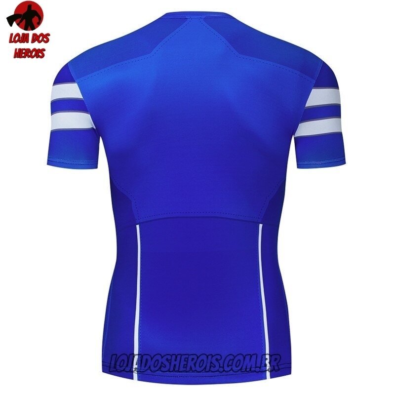 Camisa/Camiseta Hash Guard Capitão América Compressão Segunda Pele - Imagem 2
