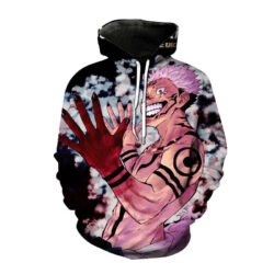 Blusa Jaqueta 3D Full Sukuna Rei Jujutsu Kaisen Anime Top