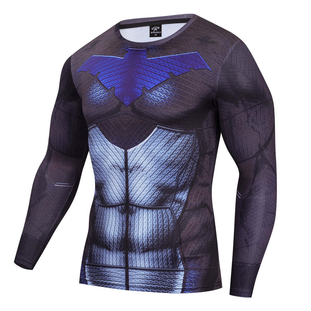 Camisa / Camiseta Asa Noturna Série Titãs Manga Longa - Imagem 3