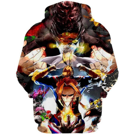 Blusa Jaqueta 3D Full All Might Herói My Hero Academia Anime Top - Imagem 2