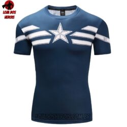 Camisa/Camiseta Hash Guard Capitão América Filme Compressão Segunda Pele