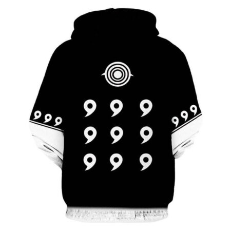 Blusa Jaqueta 3D Rikudou Sennin Naruto Shippuden Anime Touca Canguru - Imagem 2