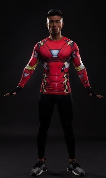 Camisa / Camiseta Hash Guard Homem de Ferro Manga Longa Compressão - Imagem 4
