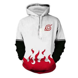 Blusa Jaqueta 3D Minato Namikaze Quarto Hokage Naruto Anime Touca Canguru
