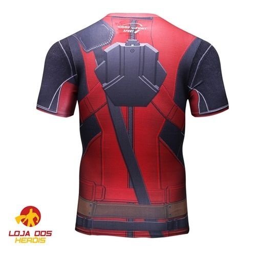 Camisa / Camiseta Hash Guard Compressão Deadpool 2 Filme - Imagem 2