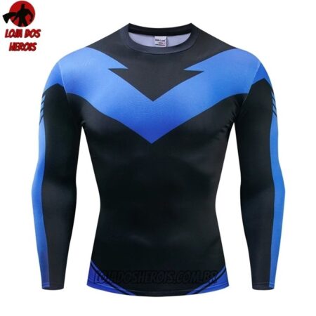 Camisa/Camiseta Hash Guard Asa Noturna Manga Segunda Pele