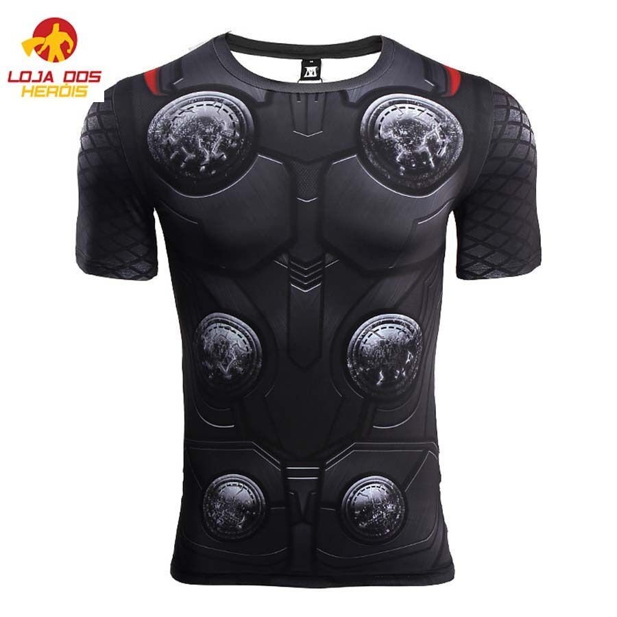 Camisa / Camiseta Hash Guard Compressão Thor - Vingadores Ultimato Capa - Imagem 2