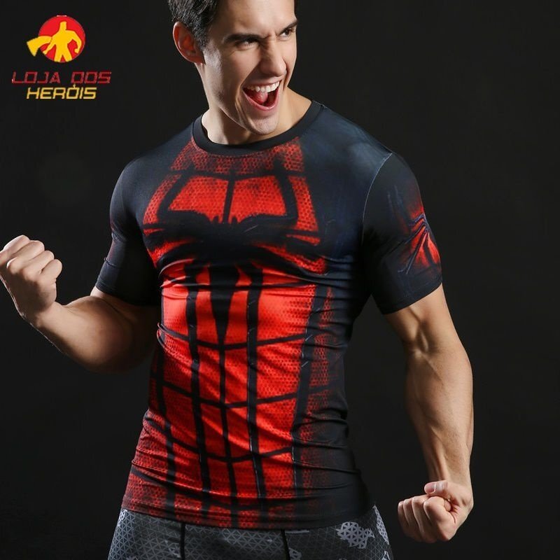 Camisa / Camiseta Hash Guard Homem Aranha III Compressão