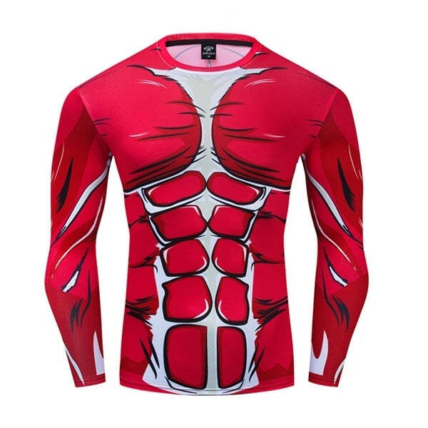 Camisa / Camiseta Titã Anime Attack On Titan Manga Longa