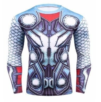 Camisa / Camiseta Hash Guard Compressão Thor - Os Vingadores - Imagem 2
