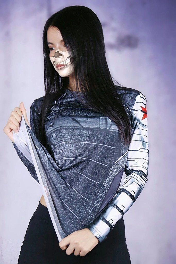 Camisa / Camiseta Hash Guard Feminina Soldado Invernal - Manga Longa Compressão - Imagem 2