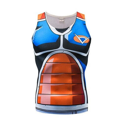 Camisa / Camiseta Regata Goku Vegeta Naruto Dragon Ball Compressão Tank Top - Imagem 16