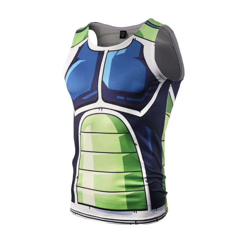 Camisa / Camiseta Regata Goku Vegeta Naruto Dragon Ball Compressão Tank Top - Imagem 5