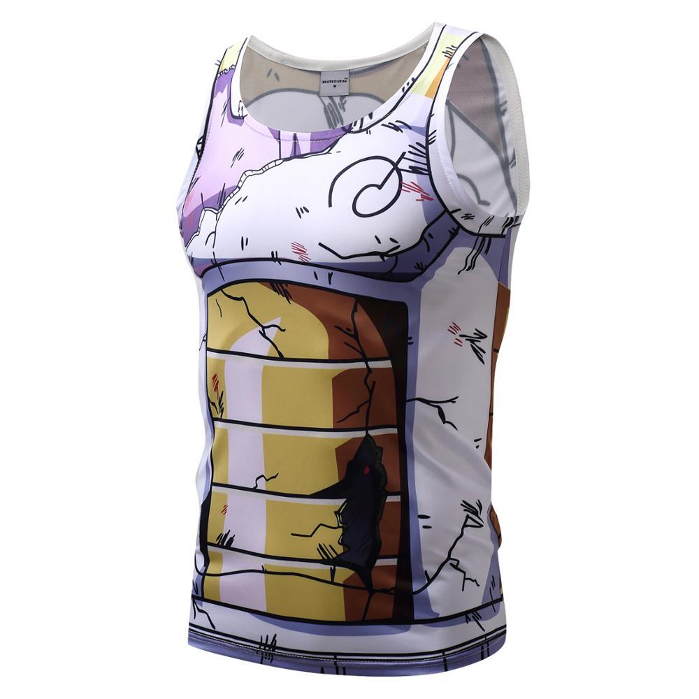 Camisa / Camiseta Regata Goku Vegeta Naruto Dragon Ball Compressão Tank Top - Imagem 11