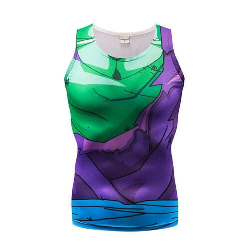 Camisa / Camiseta Regata Goku Vegeta Naruto Dragon Ball Compressão Tank Top - Imagem 8