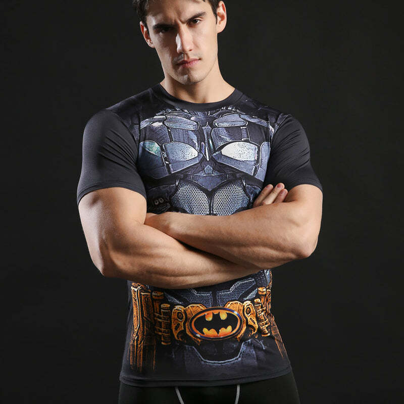 Camisa / Camiseta Hash Guard Batman Filme Compressão - Imagem 2