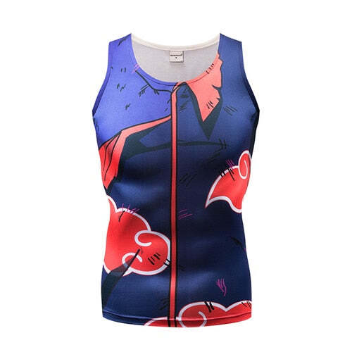Camisa / Camiseta Regata Goku Vegeta Naruto Dragon Ball Compressão Tank Top - Imagem 12