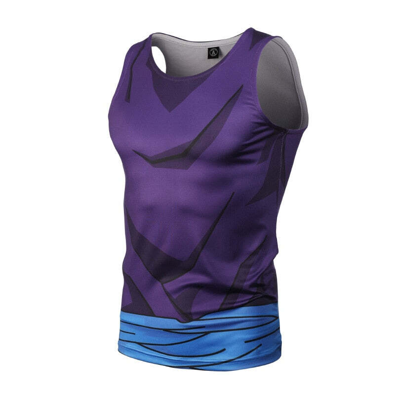 Camisa / Camiseta Regata Goku Vegeta Naruto Dragon Ball Compressão Tank Top - Imagem 9