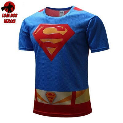 Camisa / Camiseta Superman Uniforme Hq SlimFit