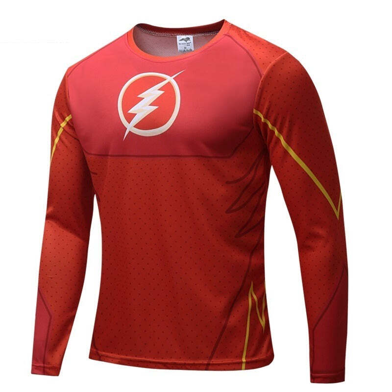 Camisa / Camiseta Manga Longa Flash Liga Da Justiça SlimFit