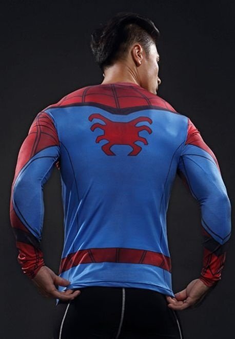 Camisa / Camiseta Hash Guard Homem Aranha 2019 Vingadores Compressão - Imagem 2