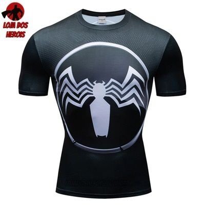 Camiseta/Camisa Venom Filme Compressão Hash Guard - Imagem 2