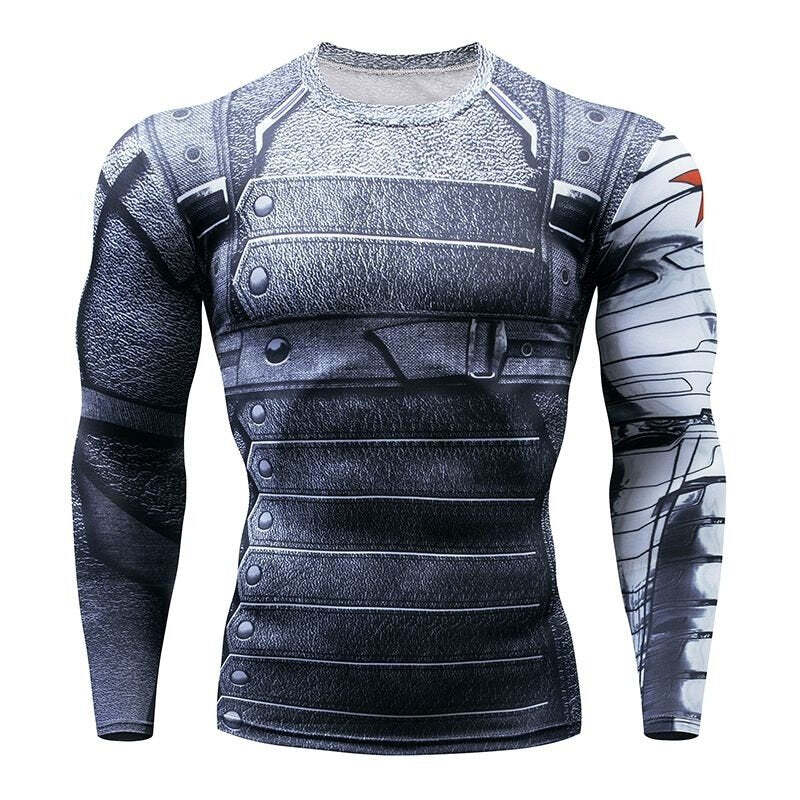Camisa / Camiseta Hash Guard Compressão Soldado Invernal - Imagem 2