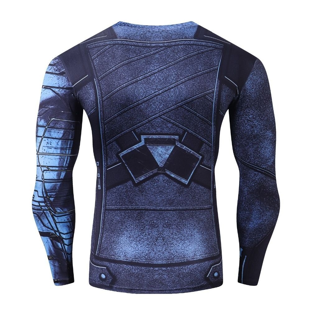 Camisa / Camiseta Hash Guard Compressão Soldado Invernal - Guerra Infinita - Imagem 3