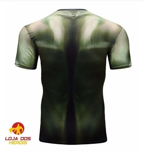 Camisa / Camiseta Hash Guard Compressão Hulk - Vingadores Filme - Imagem 2