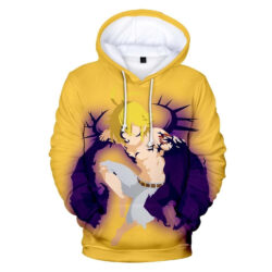 Blusa Jaqueta 3D Full Arte Meliodas Demônio Nanatsu No Taizai Anime Top