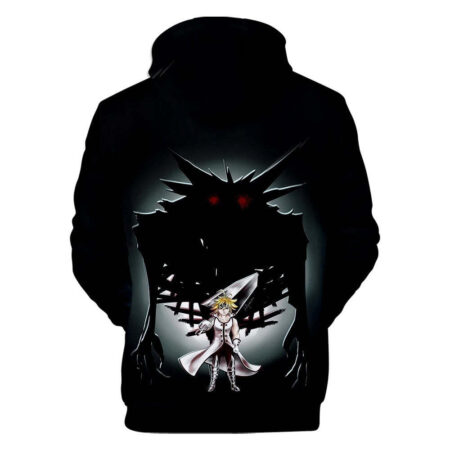 Blusa Jaqueta 3D Full Meliodas Rei Demônio Nanatsu No Taizai Anime Top - Imagem 2