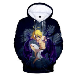 Blusa Jaqueta 3D Full Meliodas Possuído Nanatsu No Taizai Anime Top
