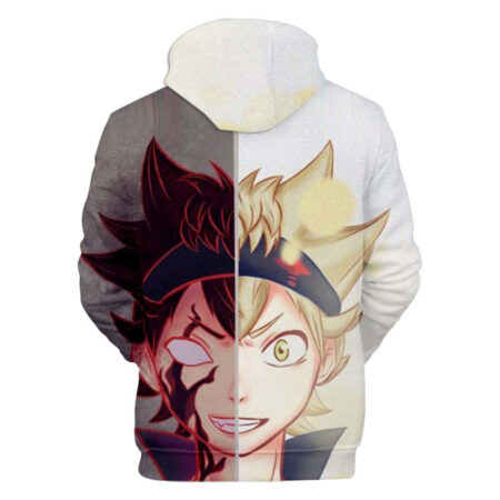 Blusa Jaqueta 3D Full Asta e Demônio Liabe Anime Black Clover Top - Imagem 2