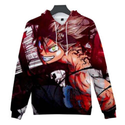 Blusa Jaqueta 3D Full Asta Batalha Anime Black Clover Top