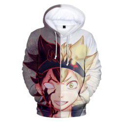 Blusa Jaqueta 3D Full Asta e Demônio Liabe Anime Black Clover Top