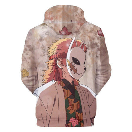 Blusa Jaqueta 3D Full Sabito Anime Demon Slayer Top - Imagem 2