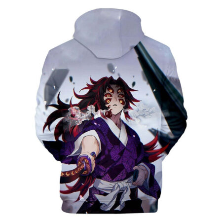 Blusa Jaqueta 3D Full Yoriichi Tsugikuni Batalha Anime Demon Slayer Top - Imagem 2