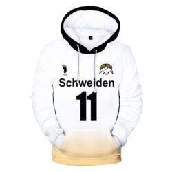 Blusa Jaqueta 3D Full Ushijima Schweiden Adlers Haikyuu Anime Top