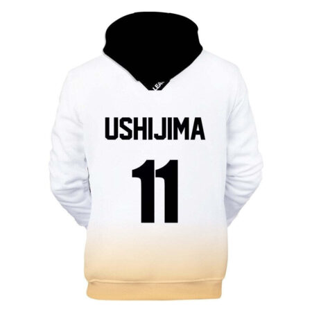Blusa Jaqueta 3D Full Ushijima Schweiden Adlers Haikyuu Anime Top - Imagem 2
