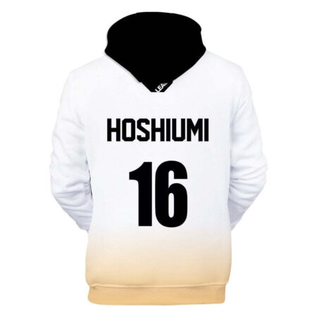 Blusa Jaqueta 3D Full Korai Hoshiumi Schweiden Adlers Haikyuu Anime Top - Imagem 2