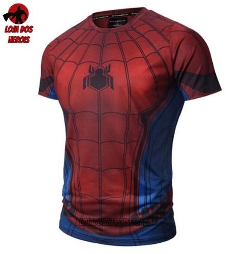 Camiseta de Compressão Masculina - Spider Man