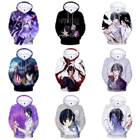 Blusa Jaqueta 3D Full Cadis Etrama Di Raizel Anime Noblesse Top - Imagem 3