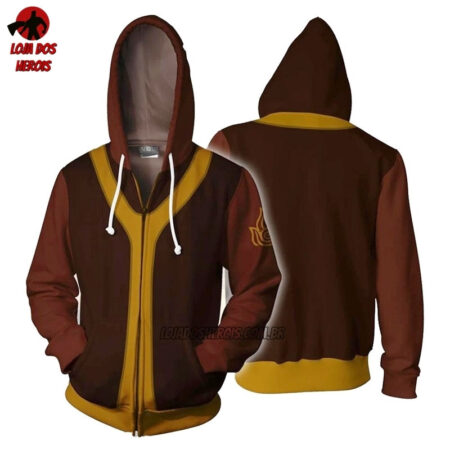 Blusa Jaqueta Casaco Príncipe Zuko Batalha - Avatar A Lenda De Aang