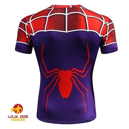 Camisa / Camiseta Hash Guard Compressão Spider Man Homem Aranha - Imagem 2